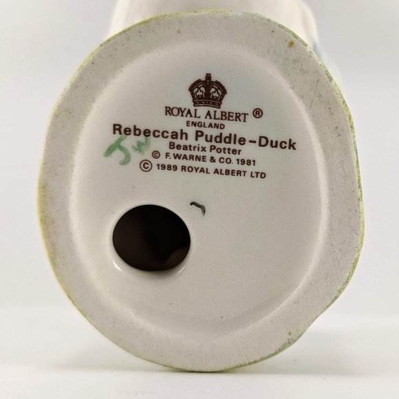 Rebeccah Puddle-Duck Royal Albert Figurine - Picture 5 of 5